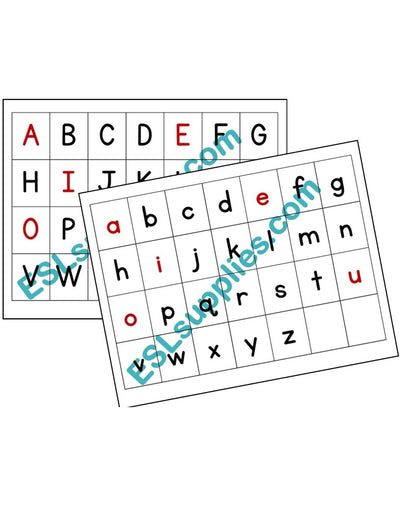 Using Alphabet Mats with English Language Learners