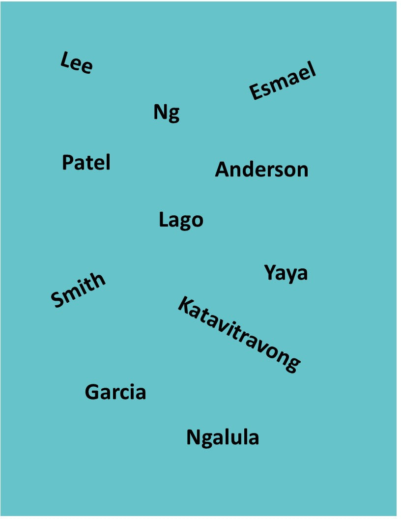 Surnames = Last Names?