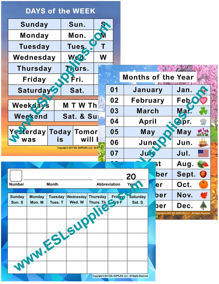 Calendar Blue