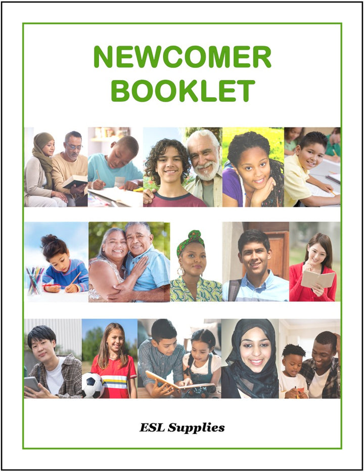 Newcomer Booklet Decoding Syllable ESL Classroom Anchor Chart Poster