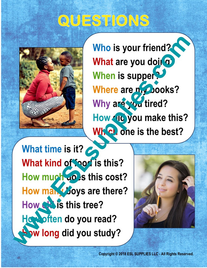 Stretch a Sentence & Questions Set (2)